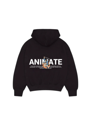 Animate Black Ukiyo Hoodie
